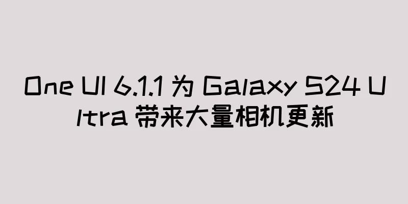 One UI 6.1.1 为 Galaxy S24 Ultra 带来大量相机更新